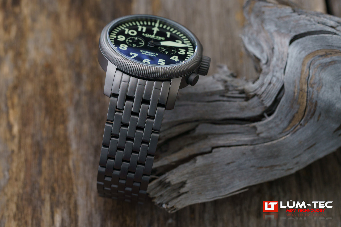 Combat B Gunmetal PVD Bracelet