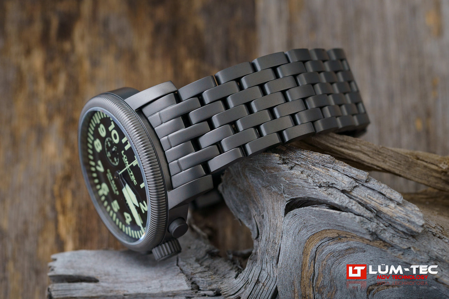 Combat B Gunmetal PVD Bracelet